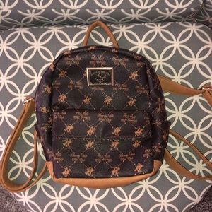 Adorable mini polo backpack